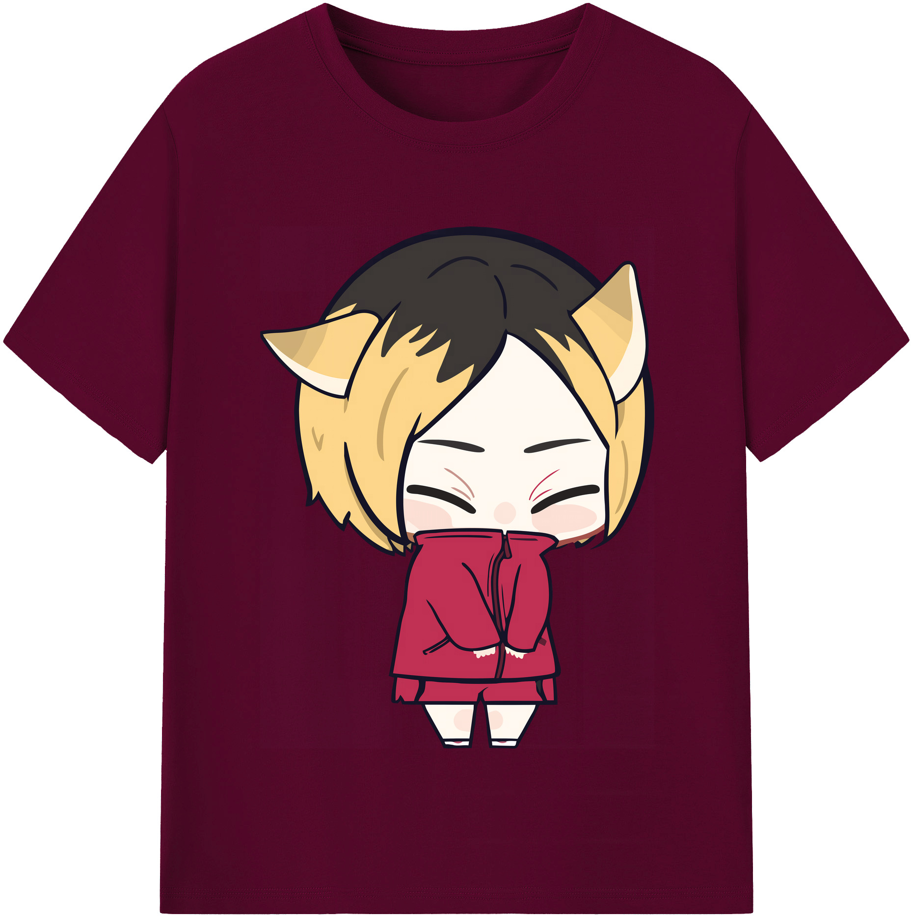 （画像用） ハイキュー!! Haikyu!! レディースカジュアルプリントTシャツ（綿100％）
